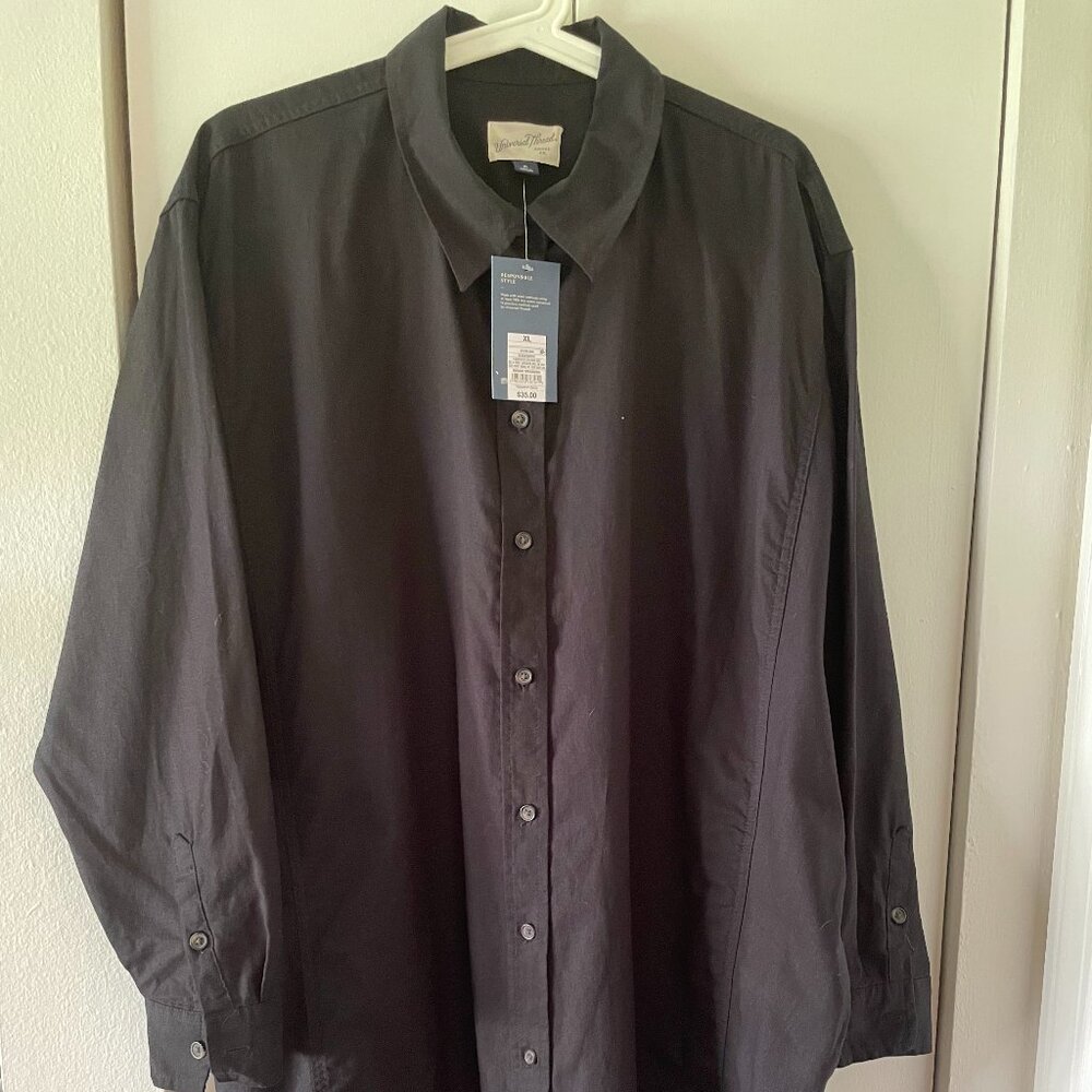 Universal Thread Large Black Linen Dress